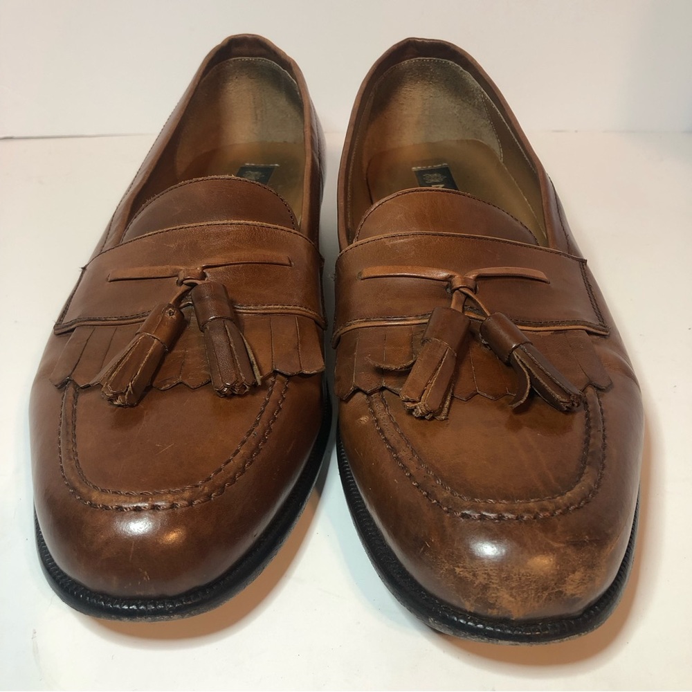 Mezlan Cuoio Leather Brown Loafers Men’s Size 9 M. - Picture 2 of 10